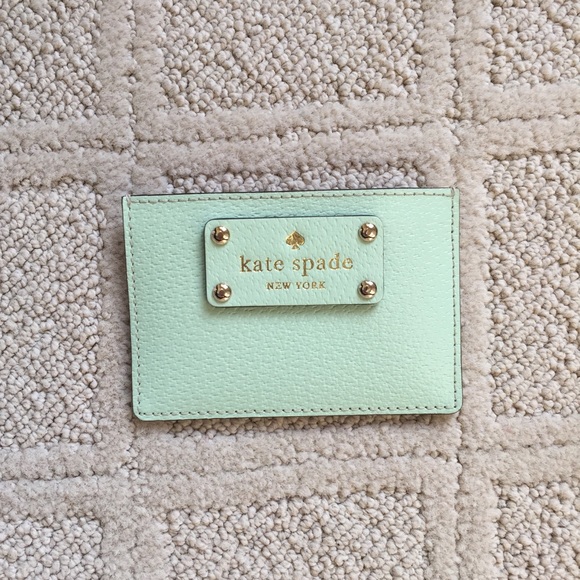 kate spade Accessories - Kate Spade Mint Mojito Card Holder